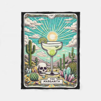 De Margarita Tarot Kaart Cinco de Mayo Party Marga Fleece Deken