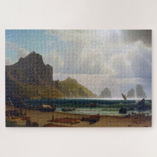 De Marina Piccola, Capri, Albert Bierstadt Legpuzzel