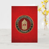 De Marine van de V.S.: De hoofd Sergeant van de Kaart (Gele Bloem)