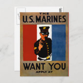 De mariniers willen je briefkaart (Voorkant / Achterkant)