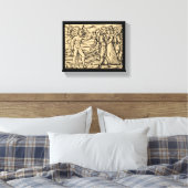 De Mark van het Beest 8x10 Canvas Afdruk (Insitu (Slaapkamer))