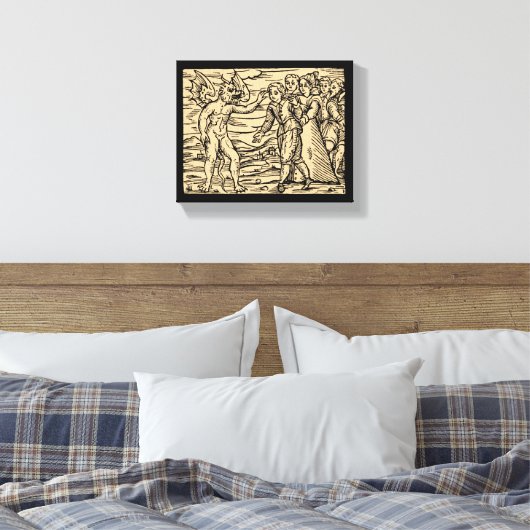 De Mark van het Beest 8x10 Canvas Afdruk (Insitu (Slaapkamer))