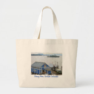 De Markt van vissen, Sidney, BC de Zak van het Grote Tote Bag