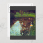 De Marsh van Gustav Klimt Briefkaart (Voorkant / Achterkant)