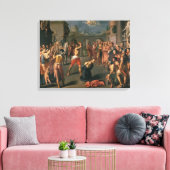 De martelaarschap van St.Paul Canvas Afdruk (Insitu (Woonkamer))