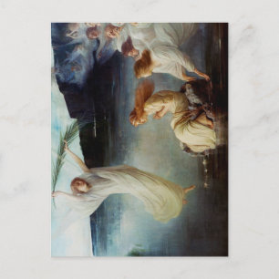De marteldood van de Heilige Christina Briefkaart