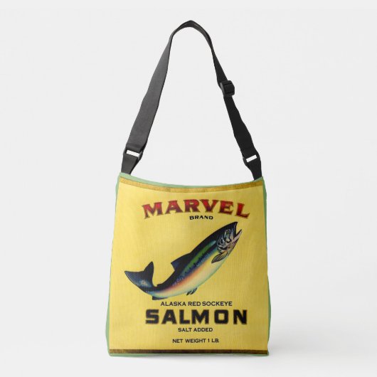 De marvel-zalm uit de jaren '30 kan een label krij crossbody tas (Voorkant)
