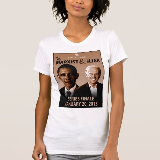 De marxist en de leugenaar t-shirt (Voorkant)