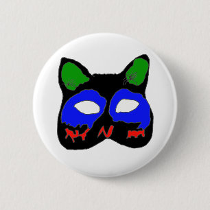 DE MASKER CHAT1.png Ronde Button 5,7 Cm