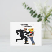 De maskerhamer briefkaart (Staand voorkant)