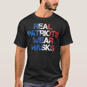 De Maskers van vrouwen sparen Echte Mannen Draag M T-shirt