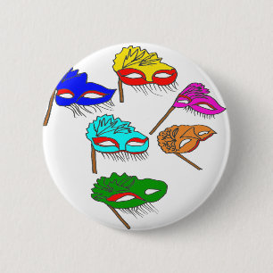 DE MASKES1.png Ronde Button 5,7 Cm