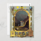 De Masonic Chart Briefkaart (Voorkant / Achterkant)