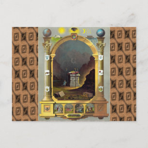 De Masonic Chart Briefkaart