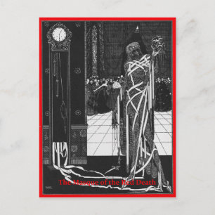 De Masque van de Rode Dood Briefkaart