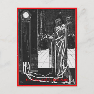 De Masque van de Rode Dood Briefkaart