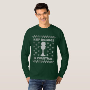 De massa in het Shirt van de kerstMannen behouden