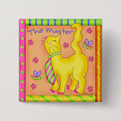 De Master Square Button Badge (Voorkant)