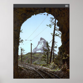 De Matterhorn in de Zwitserse Alpen Poster
