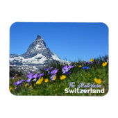 De Matterhorn Switzer Travel Souvenir Magneet (Horizontaal)