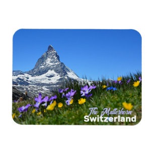 De Matterhorn Switzer Travel Souvenir Magneet