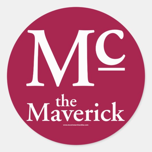 De Maverick Sticker (Voorkant)