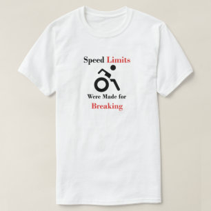 De maximum snelheden werden gemaakt voor het t-shirt