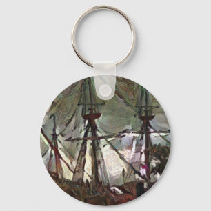 De Mayflower 2 in A.I.-kunst Sleutelhanger