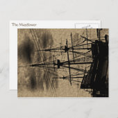 De Mayflower Ship  Briefkaart zonder been (Voorkant / Achterkant)