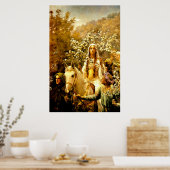De Maying van Queen Guinevere Poster (Keuken)