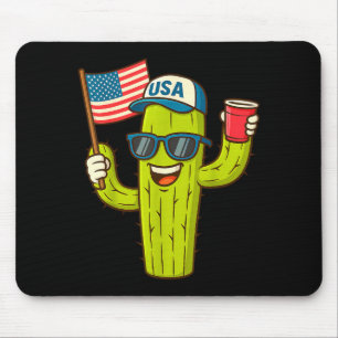 De mayo grappige koele vrede cactus Amerikaanse vl Muismat