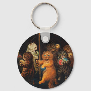 De Maypole van Louis Wain Sleutelhanger