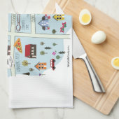 De McKinney Texas Kitchen Towel in het centrum Theedoek (Quarter Fold)