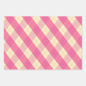 De MeanClique Pink Argyle Inpakpapier Vel (Voorkant)