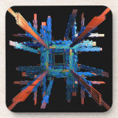 De mechanica van het alle plastic Onderzetters (Voorkant)