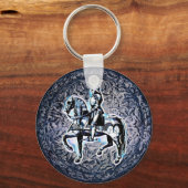 De Medieval Shield Knight Sleutelhanger (Voorkant)