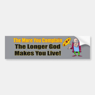 De Meer Je Klaagt Bumpersticker