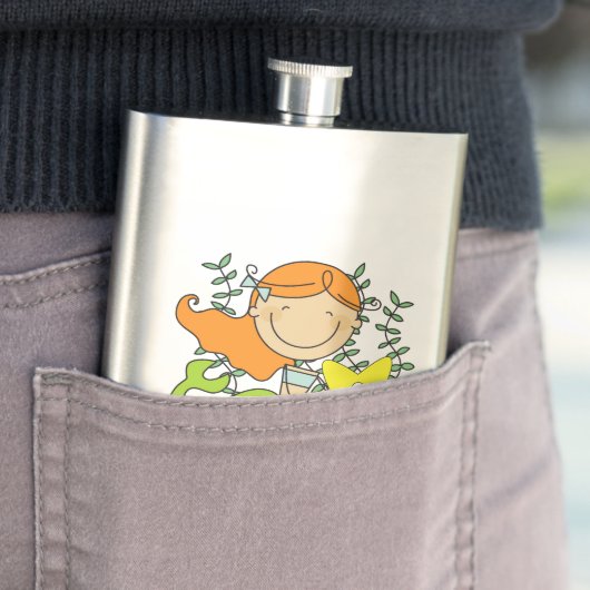 De Meermin van de roodharige Heupfles (Voorbeeld)