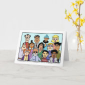 De meertalige Kaart van de Verjaardag! (Gele Bloem)