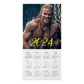 De meest brute macho 2024. Kalender Perfect Poster (Voorkant)
