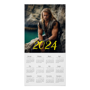De meest brute macho 2024. Kalender Perfect Poster