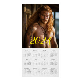 De meest brute macho 2024. Kalender Perfect Poster