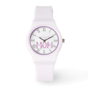 De meest fantastische mam orchidee art-horloge ter horloge