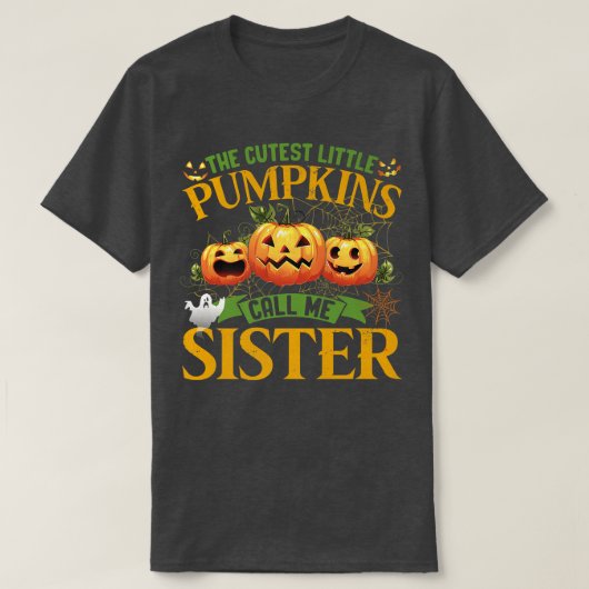 De meest gekke kleine pompoenen noemen me Zuster P T-shirt (Design voorkant)