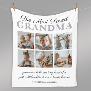 De meest geliefde Grandma Photo Fleece Blanket Deken