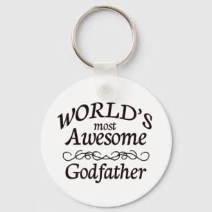De meest Geweldige godfather ter wereld Sleutelhanger