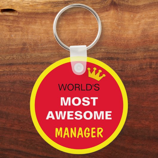 De meest Geweldige werelden - MANAGER / de beste Sleutelhanger (Voorkant)