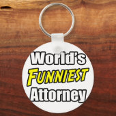 De meest grappige procureur ter wereld sleutelhanger (Voorkant)