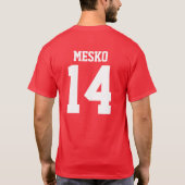 De meest interessante Punter Zoltan Mesko T-shirt (Achterkant)