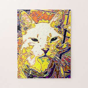 DE MEEST MOEILIJKE KAT MET GEEL GEEL TER WERELD LEGPUZZEL